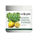 Eclectic Herb - Lemon Greens Powder Supplement | Immune + Detox Support | Nutritional Support, Vitamins + Minerals | Superfood Powder + Daily Greens Drink Mix | Non-GMO, Vegan (3.2 oz | 90 g)