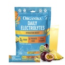 Organika Electrolytes Powder- Pineapple Passionfruit Sachets- On-The-Go, Sugar-Free Hydration and Electrolyte Replenishment with Prebiotics and Vitamin C- 20 Servings