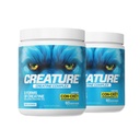 CREATURE® Creatine Complex - Creatine Monohydrate Powder with 5 Types of Creatine Including Con-Crēt® Creatine HCL, Promotes Muscle, Strength, Endurance, Brain Health, Unflavored, 300g, Pack of 2