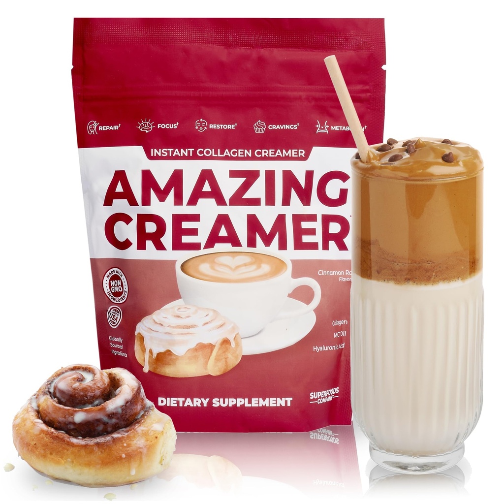 Superfoods Company Amazing Creamer - Cinnamon Roll