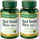 Bounty Red Yeast Riz de la nature 600mg 120 Capsules (paquet de 2)