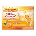 Emergen-C 1000mg Vitamine C Immune Support Poudre Tangerine 30CT comprend le zinc, le manganèse, 7 B Vitamines et électrolytes pour les essentiels de retour à l'école