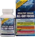 Applied Nutrition Cerveau sain Focus toute la journée - 50 comprimés - puissant 3-en-1 booster cerveau avec extrait de curcuma - 25 portions