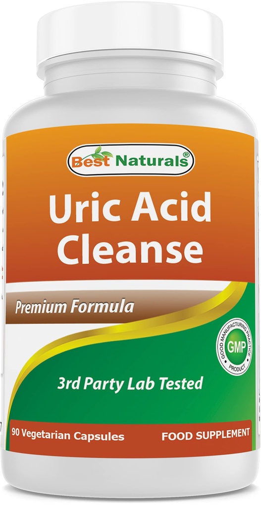 Meilleures Vitamines d'acide Urique naturelles pour les hommes et les femmes - 90 Capsules de Véggie (90 Nombre (paquet de 1))
