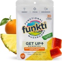 Focus Gummies de Champignons pour adultes, Supplément de Champignons avec Cordyceps, Lion, Chaga, B6, B12, Thé vert - Se lever Gummies, Un par jour - Max Force