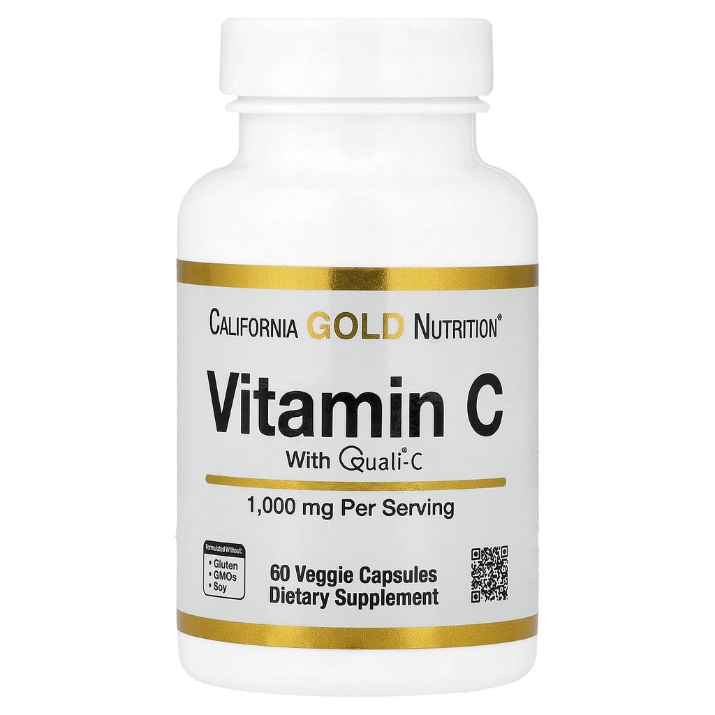 Lake Avenue Vitamin C, Quali-C, 1,000 mg, 60 Veggie Capsules