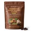 BIOPURGE Wormwood Black Walnut Softgels – 18-in-1 Premium Herbal Complex, with Clove, Garlic, Turmeric, Pumpkin Seed, Oregano, Berberine, Digestive & Gut Balance Support