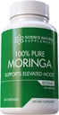 Moringa Capsules (60 Nombre) - Moringa Capsules en poudre emballées avec des vitamines essentielles et des antioxydants - Moringa Capsule pour le soutien du cerveau - Moringa Capsules de feuilles