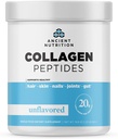 Ancient Nutrition Collagène Peptides, Collagène Peptides Poudre, Collagène hydrolysé non aromatisé, soutient la peau saine, les articulations, Gut, Keto et Paleo Friendly, 28 portions, 20g Collagène par portion