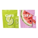 Cure Hydration Electrolyte Mix | Electrolyte Powder for Dehydration Relief and Energy | Made with Coconut Water | No Added Sugar | Vegan | Paleo Friendly | Watermelon + Lime Bundle | 28 Packets
