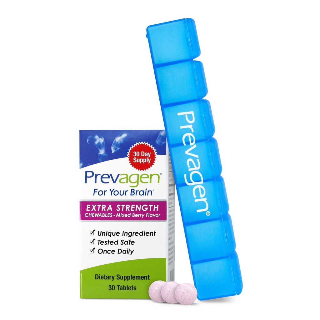 Prévagen Extra Strength Mixte Berry Chewables - 30 comprimés (1 mois d'approvisionnement)