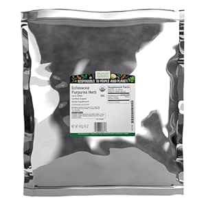 Frontier Co-op Echinacea Purpurea Racine, coupée et tamisée, certifié biologique, Kosher.
