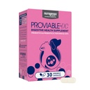 Nutramax Probiotiques proviables pour les chiens et les chats, supplément quotidien de santé digestive avec des souches multiples de bactéries, probiotiques chats et chiens plus prébiotiques, 30 capsules