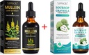 Les gouttes de Mullein pour les poumons nettoient et les amers de sourcils liquide, la teinture d'extrait de feuille de Mullein avec la chlorophylle, les gouttes multivitamines de Sourcils, supplément naturel à base de plantes pour les hommes et les femmes