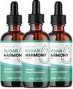 (3 Pack) Sugar Harmony Drops - Official SugarHarmony Advanced Premium Liquid Formula Support Drops - Maximum Strenght, Natural Ingredients For Overall Health & Wellness Reviews, 3 Bottles For 3 Months