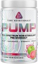 Core Nutritionals Pump Full-Spectrum Non-Stimulant Pre-Workout, with N03T Nitrate, Peak02, Alpha GPC, for Maximum Pump, Strength, and Performance 20 Servings (Apple Guava)