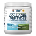 ANDREW LESSMAN Marine, Free Range Collagen Peptides Powder and MSM 30 Servings - Supports Radiant Smooth Soft Skin, Comfortable Joints. Super Soluble No Fishy Flavor No Additives Non-GMO
