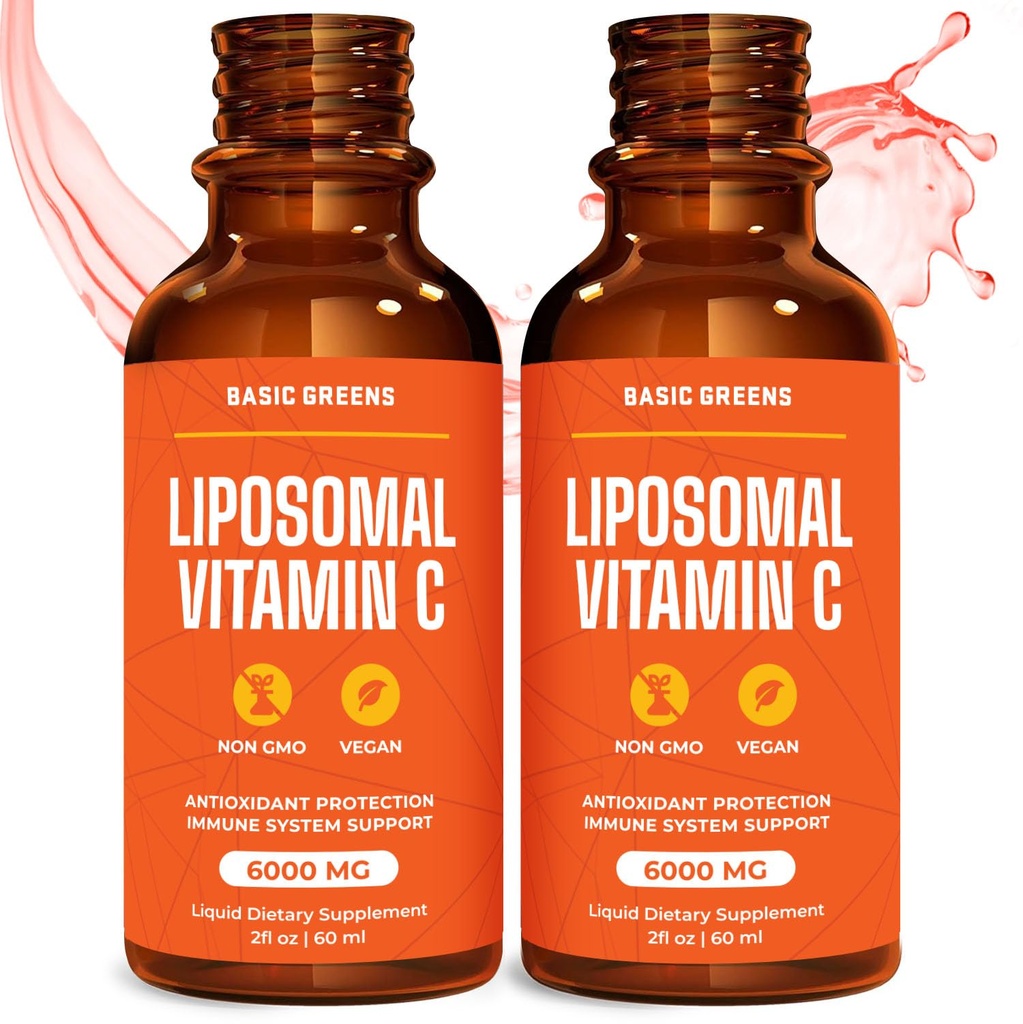 Liposomal Vitamin C Liquid – High Absorption Immune Support & Antioxidant Boost | Advanced Liposomal Delivery, Non-GMO, Vegan-Friendly Vitamin C Supplement, 4 Fl Oz