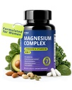 Magnesium Complex for Women with Magnesium Glycinate & L-Theanine | 7-Form Magnesium, Vitamin B6, High Absorption, Gentle Sleep Support, Melatonin-Free, Vegan Capsules, 45-Day Supply