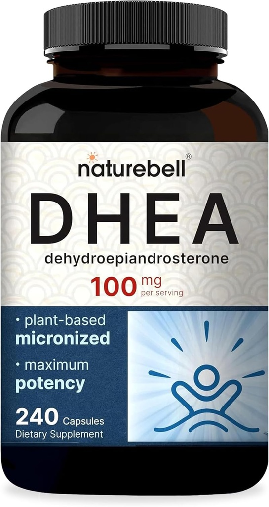 NatureBell DHEA 100mg, 240 Capsules.