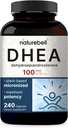 NatureBell DHEA 100mg, 240 Capsules | Max Strength, Micronized Grade for Better Absorption – Supports Energy Level, Metabolism, and Healthy Aging for Men and Women – Non-GMO, Made in U.S.A