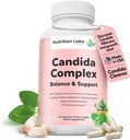 Candida Cleanse Supplément pour l'équilibre et le soutien, la désintoxication des candidases, les femmes et les hommes. Lactospore® Probiotiques. O/ Origan, acide caprylique
