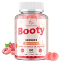 Booty Gummies for Women - BBL Gummies with Creatine Monohydrate, Milk Thistle, Vitamins D3 & Herbal Blend - Zero Sugar, Vegan, Peach Flavor, 60 Counts