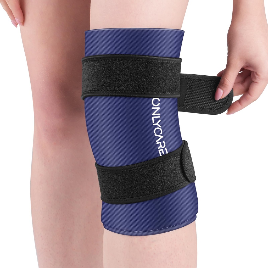 ONLYCARE Knee Ice Pack Wrap Deep Blue M