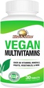Multivitamines Vegan Rise-N-Shine Multivitamines quotidiennes complètes et multiminérales pour les hommes et les femmes avec plus de 80 vitamines, minéraux, fruits, légumes et plus 30 comtes