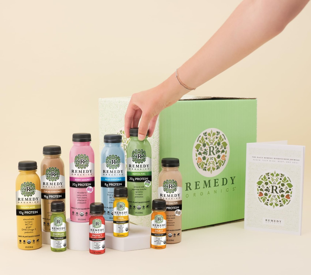 Remedy Organics Reset Program | 3-Day Holistic Cleanse, Improve Digestion & Health, Boost Energy, Support Immune System, Packed With Superfoods, USDA Organic, Gluten-Free, Dairy-Free, Kosher, Soy Free