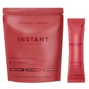 Instant Hydration Sugar Free Electrolytes Powder Packets - Raspberry Electrolyte Drink Mix & Travel Essentials - Post Workout Recovery, Brain Health, Muscle & Tissue Support - 20 Sticks