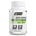 herbolab multivitamine une fois par jour, concentration maximale de vitamines A, C, D, E, K, B1, B2, B6, B12, Niacine, calcium, magnésium, zinc, sélénium, cuivre, manganèse, chrome avec lycopène, 60 Compte 2 Mo d'approvisionnement