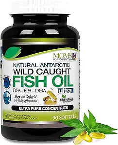 Exploitation sauvage Omega 3 Huile de poisson DPA-EPA-DHA 2 900 Milligramme Supplément huile de poisson