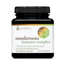 Complexe Immune des champignons de Youtheory - Vegan Immmune Support Supplément* - Mélange de champignons biologiques avec Chaga, Cordyceps, Lion's Mane, Maitake & More - 60 Capsules végétariennes