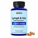 Youth & Tonic Lymphatic Drainage, Circulation, Diosmin Hesperidin 60 Pills | Vein Formula for Heavy Legs, Lymph System Support, Blood Flow Supplement, Lymphatic Support Complex, Fluid Balance, Puffiness