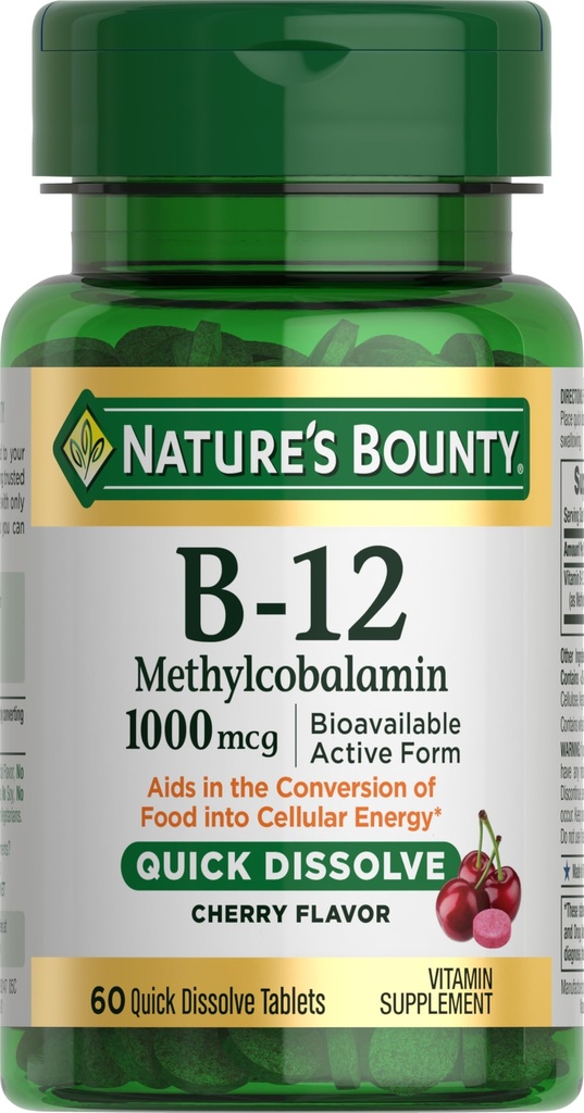 Vitamine B12, 60 Nombre