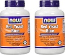 Nourriture 600mg Riz de levure rouge et 30mg Coq10, 120 capsules (paquet de 2)