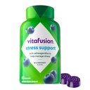 Vitafusion Ashwagandha Gummies –Cliniquement montré Adaptogen Sensoril Ashwagandha 125mg par service – Aide à gérer le stress – Vitamines gommy à croquer / Alternative aux capsules liquides gouttes Poudre, 60 Compte