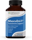 LifeSeasons Masculini-T - Supplément de soutien à la testostérone - améliore les aspects mentaux et physiques de la performance sexuelle et athlétique - soutient la fonction érectile normale - améliore la libido - 180 capsules