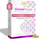 FlavonPause Flashs chauds Ménopause Relief – Testé CLINIQUEMENT – , Relief Flash naturel, Relief de sueurs nocturnes, Vieillissement de la peau