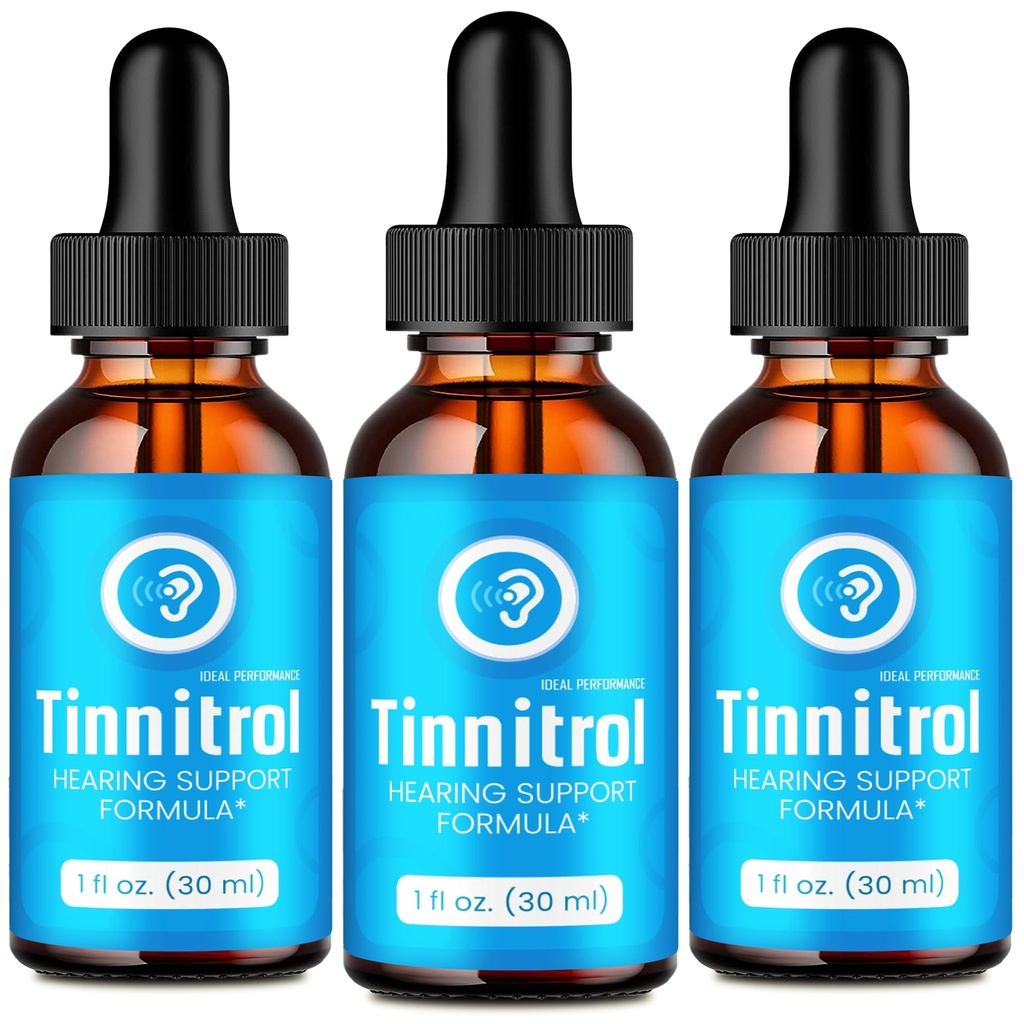 Tinnitrol Tinnitus Drops, Tinnitrol Tinnitus Relief for Ringing Ears, Advanced Ear Health Support Supplement Liquid Drops All Natural for Healthy Ringing Ear, Tinni Trol Reviews (3 Pack)