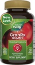 Nature's Way CranRx Gummées de canneberges, soutien à la santé des pièges urinaires*, 100 % de fruits de canneberges entiers concentré avec D-Mannose, vitamine C, 50 Gummées (paquetage mai Vary)