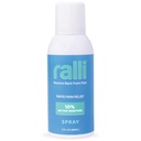 ralli Rapid Pain Relief 3oz Spray for Muscle Aches, Joint, Arthritis, Knee, Neck, Hip Pain, Foot Pain, Backache Pain-Relief, Dye Free, Made in USA