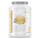 Nutrition métabolique - Musclean - Milkshake, Whey High Protein Meal Replacement, Maintenance Nutrition, Faible Carb, Keto Diet, Enzymes digestifs, Vanille, 5 livres (50 ser)