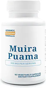 Muira Puama, 500 mg, 60 capsules végétales