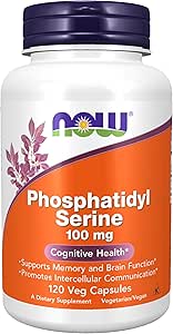 Now Supplements, Phosphatidyl Serine 100 mg, 120 Veg Capsules