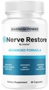 Nerve Restore - Advanced Formula Capsules Natural Premium Formula, Daily NerveRestore Pills Support Comfort, Nerve Restored Vitamins Health Wellness, 60 Capsules for 1 Month