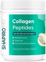 Shapiro MD Experts de croissance capillaire Collagène Peptides Poudre, Collagène Poudre Supplément pour cheveux, peau, ongles et soutien articulaire, I & III Collagène hydrolysé pour absorption facile, 11g Collagène - 16 oz.