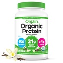 Orgaine en poudre de protéines végétales organiques, Vanilla Bean - 21g Protéines végétales, 6g Fibres prébiotiques, Pas d'ingrédients de lactose, Pas de sucre ajouté, Non-OGM, Pour Shakes & Smoothies, 2.03 lb (Packaging May Vary)