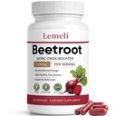 ZOKRELIEF Lemeli Beetroot Capsules 1300mg | Organic Beet Root Extract | Supports Immune, Digestive, Antioxidant | Boosts Vitality & Energy | Non-GMO | Gluten Free | 60 Capsules (1)